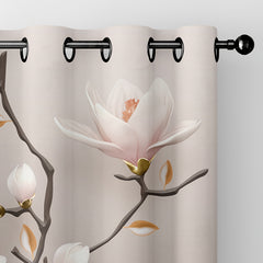 Floral Print Curtain Window Curtain for Home Decoration