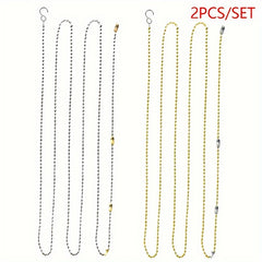 2pcs Volleyball Net Height Measurement Chains Volleyball Referee Equipment