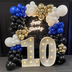 60pcs Dark Party Latex Balloons 5inch Matte Dark Latex Balloons For Men Birthday