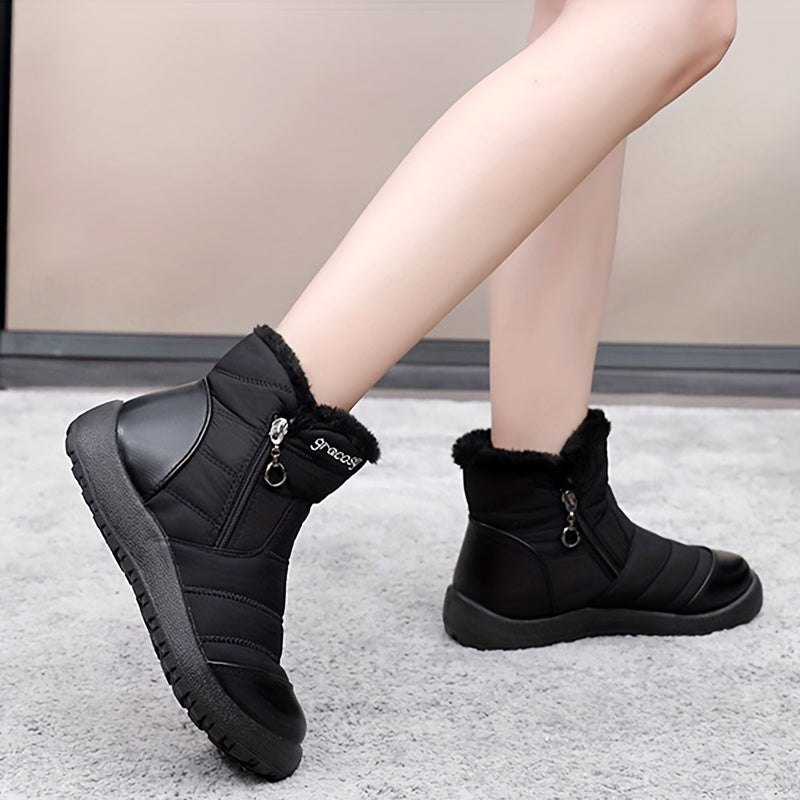 Women's Waterproof Snow Boots Warm Hiking Boots