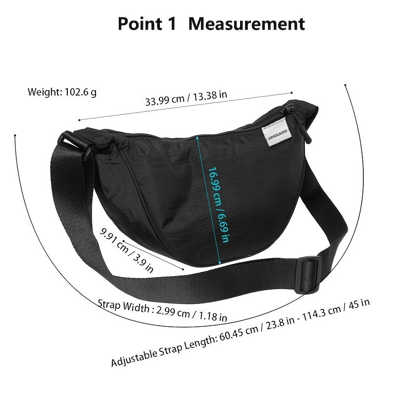 OMOUBOI Small Crossbody Bag Durable Waterproof Sling Bag for Men & Women
