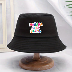 Colorful Letter Print Bucket Hat Women