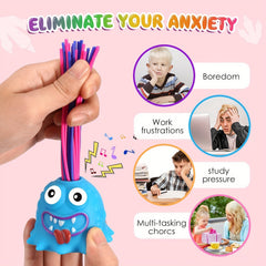 Teeth Pulling Hair Will Scream Toy Stress Reliever