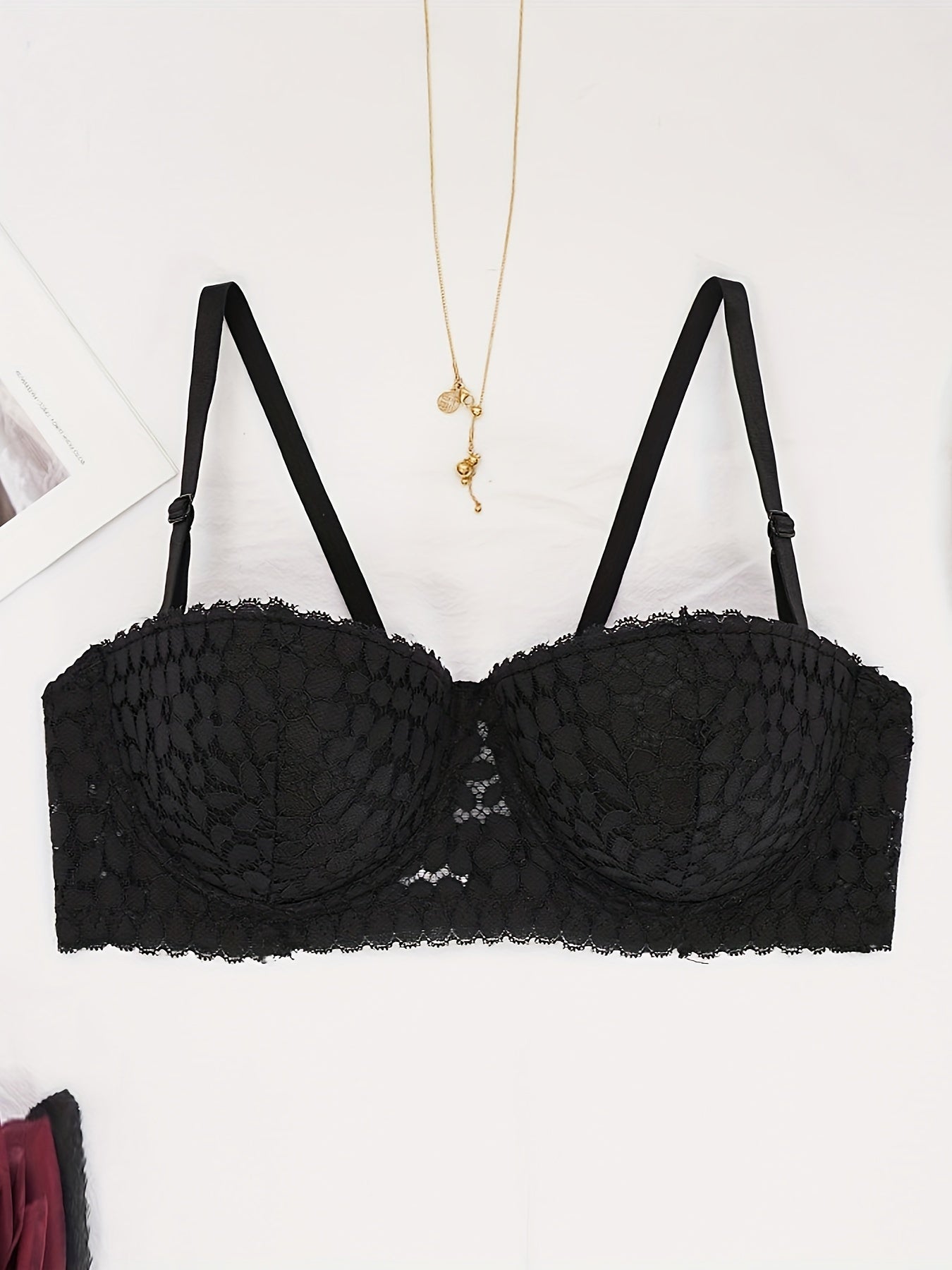 Lace Push Up Bra Comfy & Breathable Women's Intimates