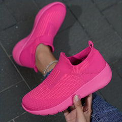 Thick Bottom Heighten Running Shoes Breathable Mesh Lightwei