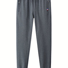 Men's Stretch Comfy Pants Solid Trousers Stylish Outdoor Wear
