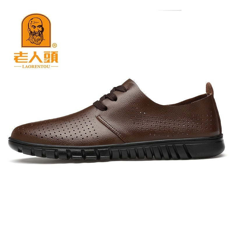 Men's Derby Shoes Lace up Front Shoes For Men Driving Shoes