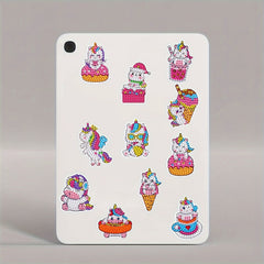 36pcs DIY Diamond Painting Stickers Handcraft Cartoon Unicorn Rhinestone