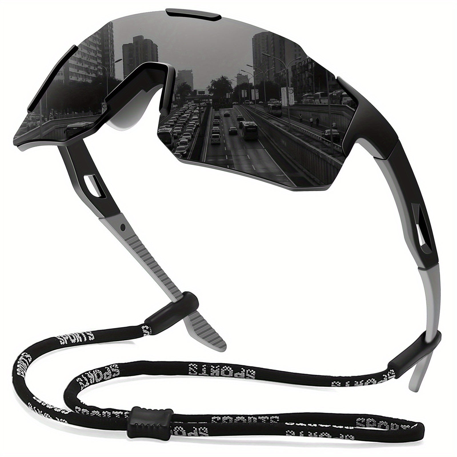 Men's Ink Polarized Sunglasses Dazzling Cycling Glasses Unisex