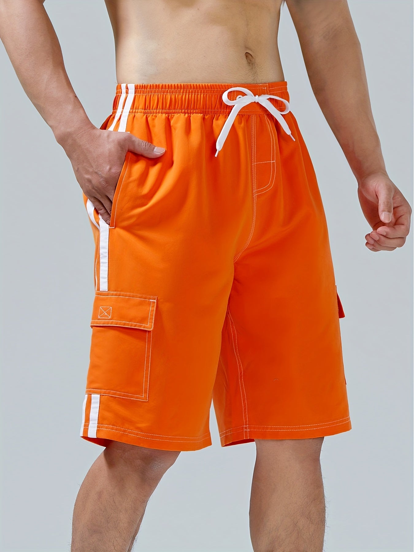 Tropical Swim Trunk Beach Shorts Men's Swimwear - Quick Drying