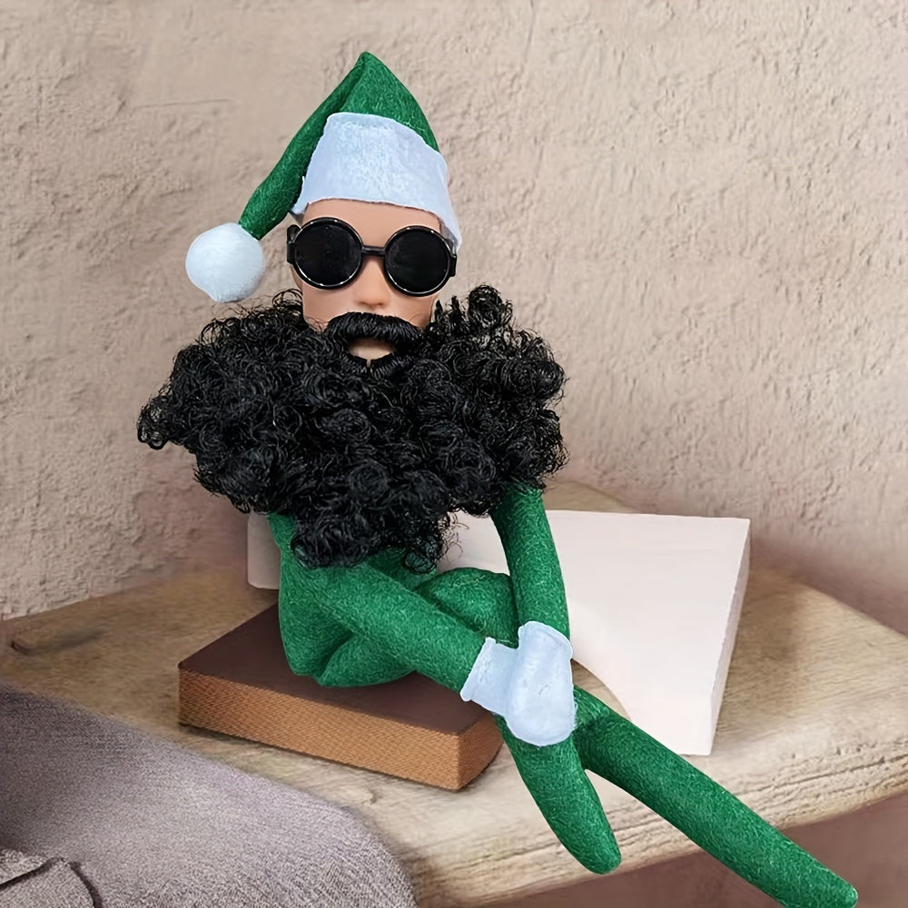 Christmas Elf Doll Ornament Festive Stoop Christmas Tree Decoration
