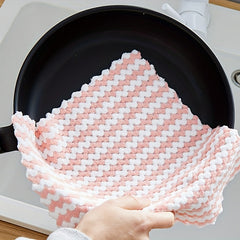 9.84in Quick-dry Towel Dual-use Dishwashing Cloth