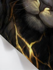 3D Print Lion Hoodie with Kangaroo Pocket for Men