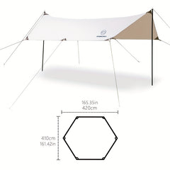 Waterproof 150D Oxford Cloth Tent with Sunscreen and Silver Coating