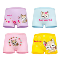 Girl's Princess Cartoon Graphic Shorts Knick Boxer Briefs Set