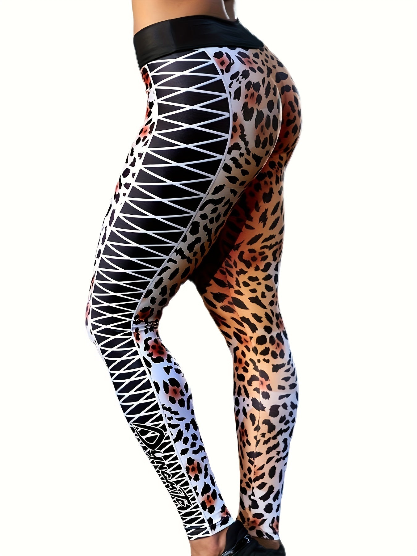 Leopard Print High Waist Yoga Legging Women's Activewear