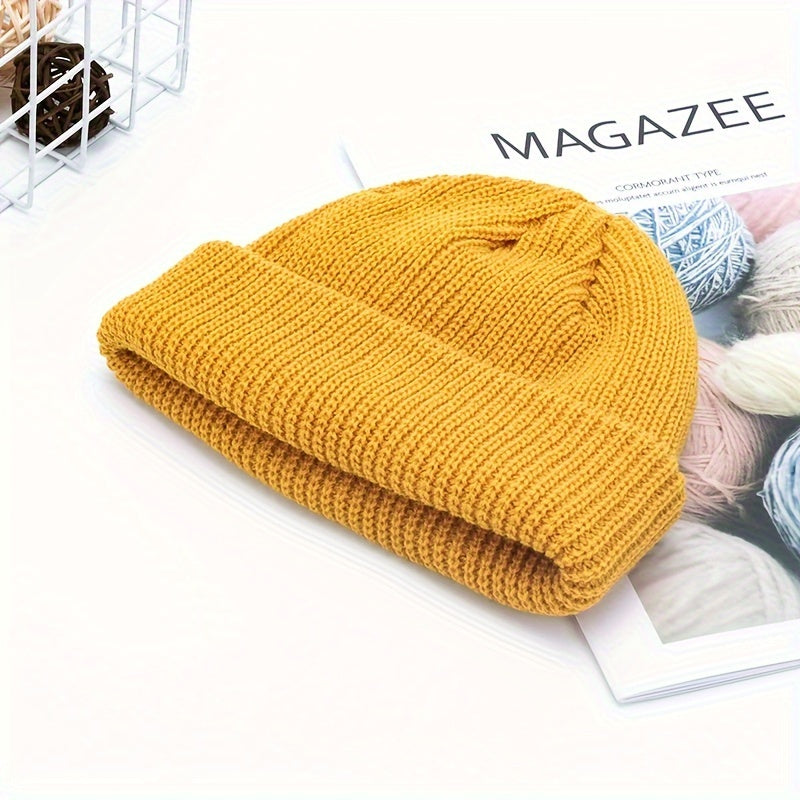 Knitted Beanie Ear Protection Hat Warm Keeping