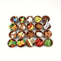 Food Collection Building Blocks Set