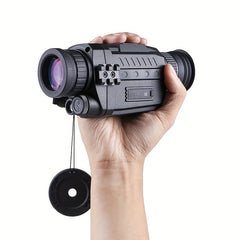 5x Digital Zoom Monocular Night Vision with USB Charging Cable