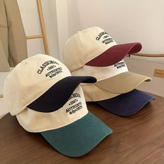 Embroidered Men's Baseball Cap Soft Top Sunscreen Hat