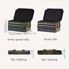 Car Storage Box Outdoor Camping Oxford Cloth Folding Storage Box