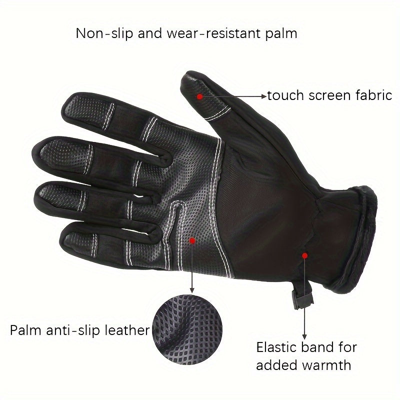 Winter Warm Waterproof Touch Screen Gloves for Outdoor Sports