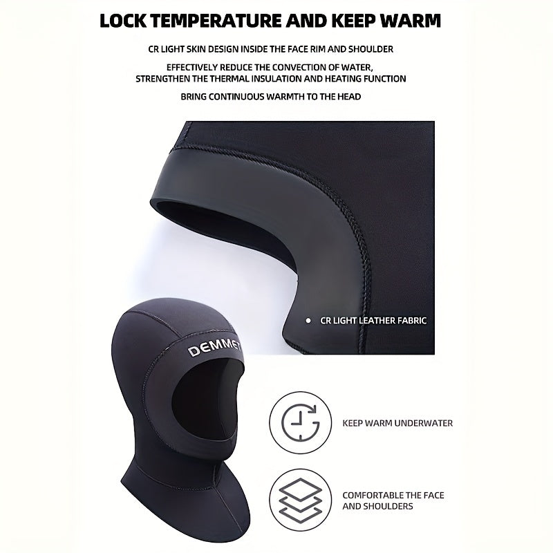 Neoprene Diving Hood 3.5mm Comfort and Protection for Men and Women