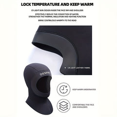 Neoprene Diving Hood 3.5mm Comfort and Protection for Men and Women