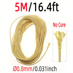 Aramid Fiber Braided Assist Fishing Line 8-16 Strands