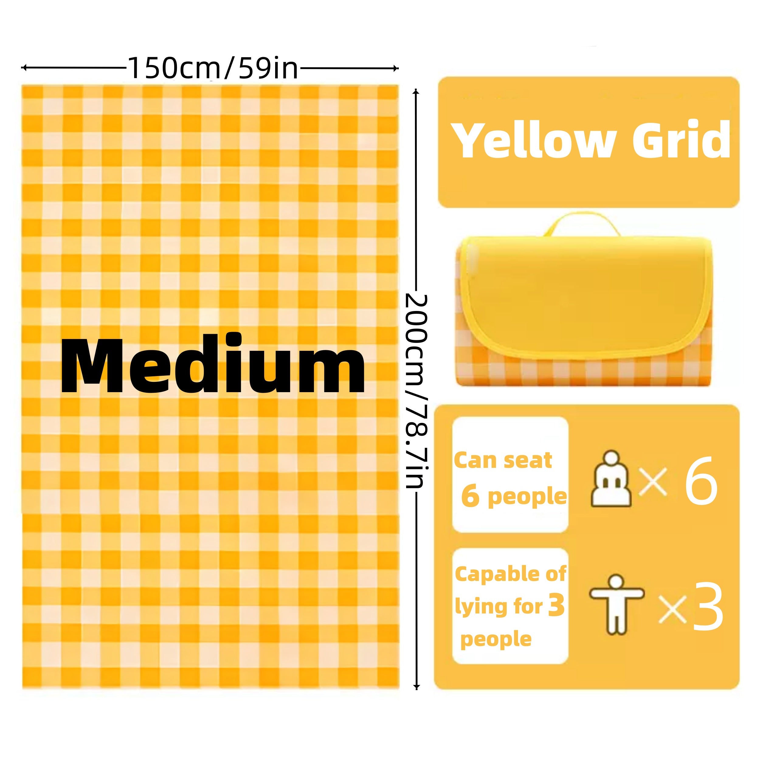 Waterproof Picnic Mat for Outdoor Camping and Beach Activities