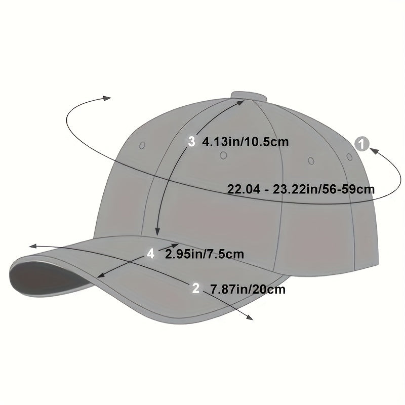 Classic Star Embroidery Baseball Cap 3D Unisex Dad Hat