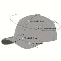 Classic Star Embroidery Baseball Cap 3D Unisex Dad Hat