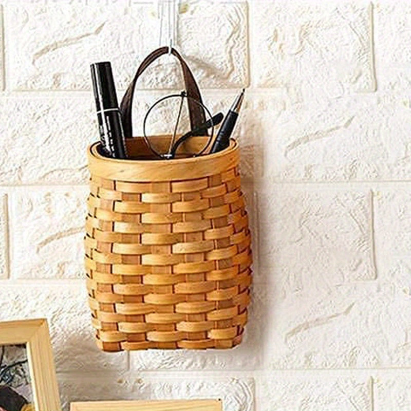 Boho Hanging Basket Wall Organizer Home Decoration