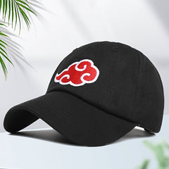 Anime Cloud Embroidery Baseball Cap Outdoor Casual Sunshade Peaked Cap