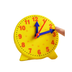 Montessori Adjustable Time Learning Clock Toys Hour Minute Second Cognition