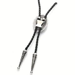 Vintage Gemstone Bolo Tie Western Cowboy Necktie