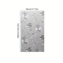 Privacy Window Film Frosted Pattern Removable Non Adhesive Glass Sticker