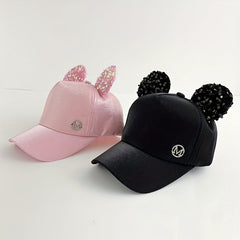Kids Big Eared Duck Tongue Sun Hat Girls Summer Princess Style