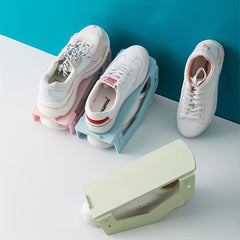 1pc Shoe Slot Organizer Folding Shoe Rack Shoe Cabinet Shoe Storage Rack
