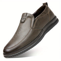 Men's Pointed Toe Loafers Slip On Flat Shoes