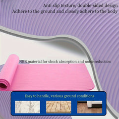 Non-slip High Density Yoga Mat for Fitness and Training