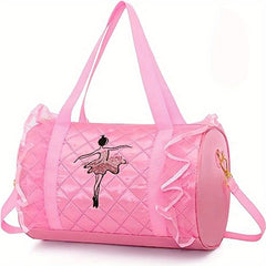Girls Ballet Dance Duffel Shoes Dancewear Handbag Tote Bag