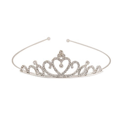 Rhinestone Crown Princess Headband for Wedding Prom Party
