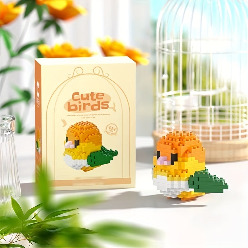 DIY Cartoon Bird Animal Building Blocks Assembly Toys