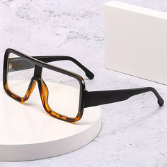 Men's Square Frame Anti Light Glasses for Party