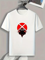 Men's Graphic T-shirt for Summer Casual Wear