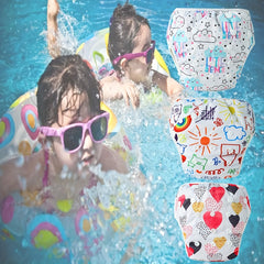 Stylish Swim Set with Trunks, Suit & Bag