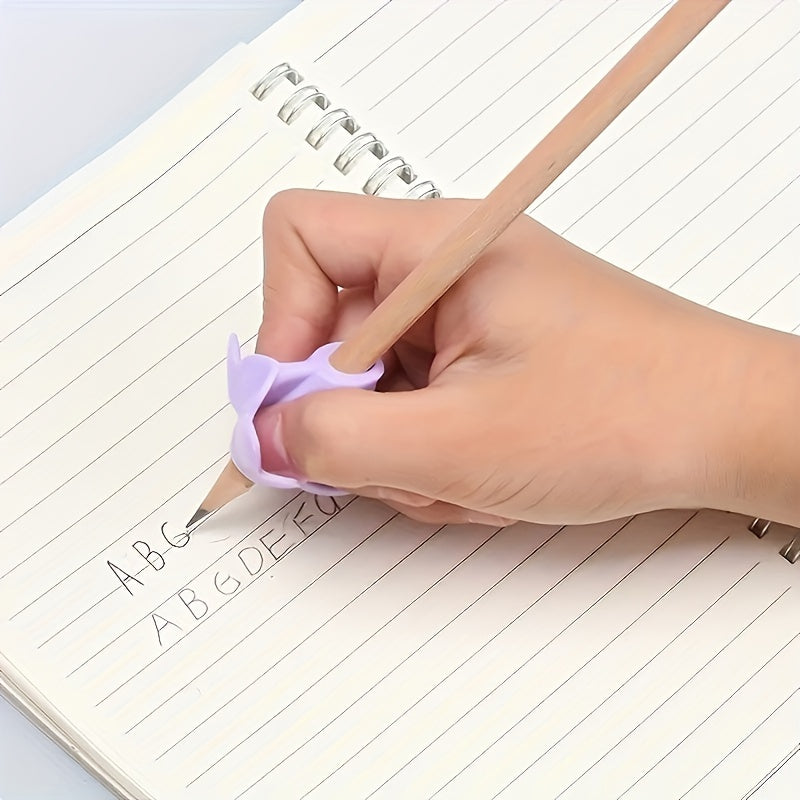 Finger Pen Holder Correcting Posture Device Silicone Pencil Case