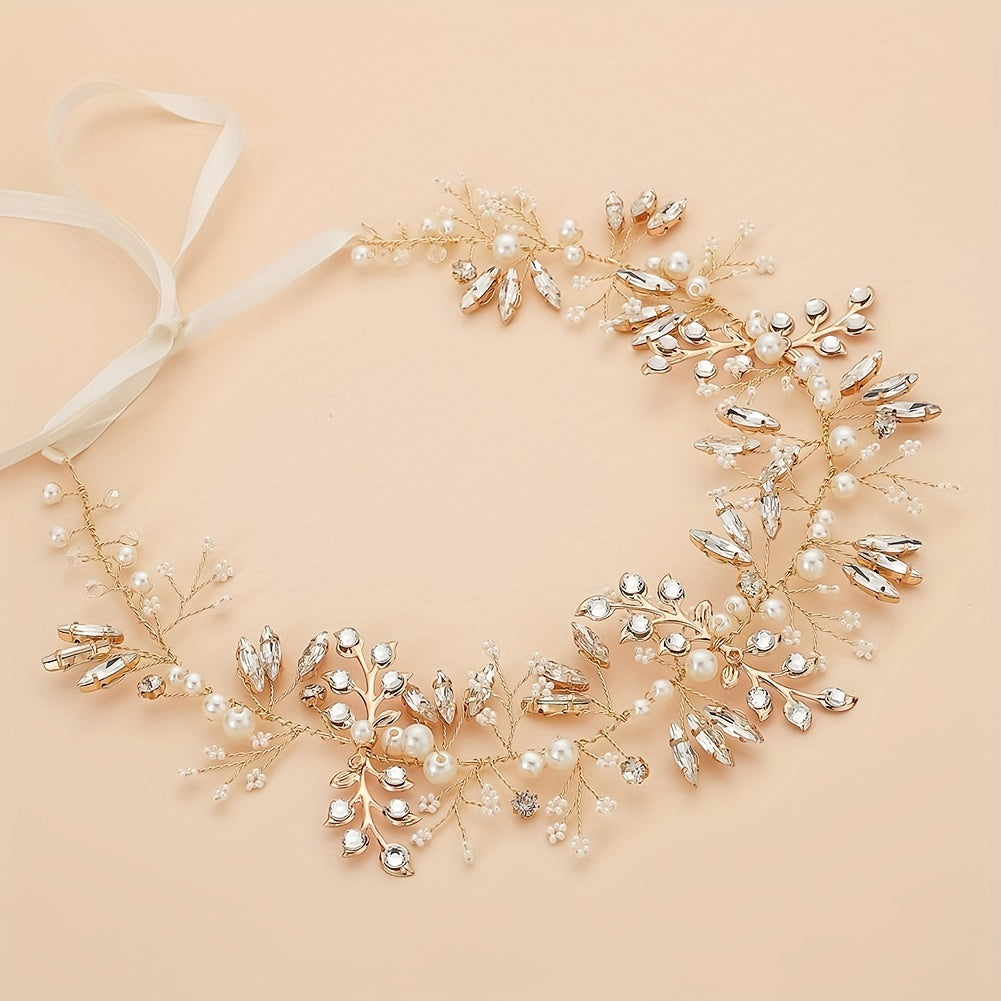 Beaded Bridal Hairband Headwear Wedding Dress Accessories