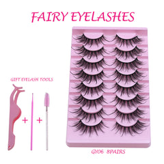 Faux Mink False Eyelashes Cat Eye Lashes 20mm